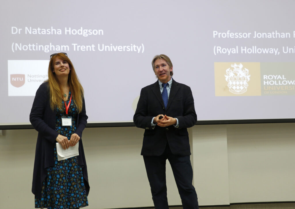 Photograph of Natasha Hodgson and Jonathan Phillips.